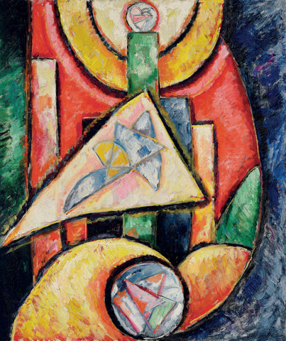 Marsden Hartley - Abstraction (1912-13) - 17" x 22" Fine Art Print