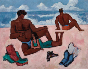 Marsden Hartley - On The Beach (1940-41) - 17" x 22" Fine Art Print