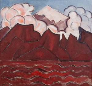 Marsden Hartley - Untitled, Popocatepetl, Mexico (circa 1932-33) - 17"x22" Print