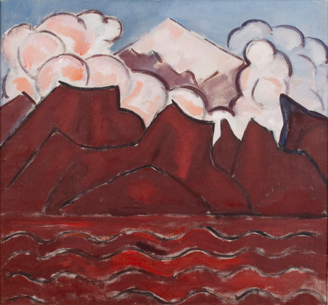 Marsden Hartley - Untitled, Popocatepetl, Mexico (circa 1932-33) - 17"x22" Print