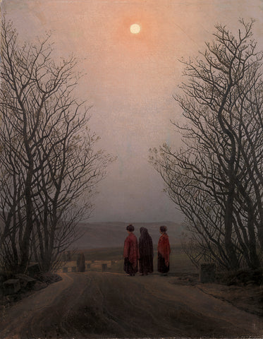 Caspar David Friedrich - Easter Morning (1928-35) - 17" x 22" Fine Art Print