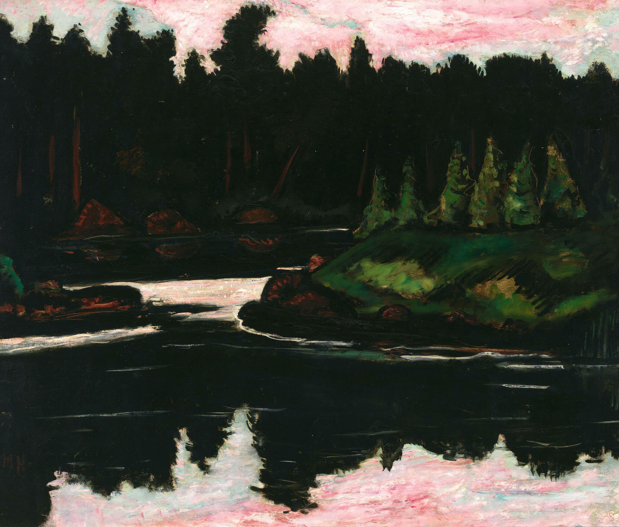 Marsden Hartley - Robin Hood Cove, Georgetown Maine (1938) - 17" x 22" Art Print