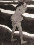 {{ product_title }} Fine Art Print | {{ product_vendor }} Jakero77 Léon Spilliaert - Nude Swimmers at the Beach (1917) Fine Art Print Art Print  Jakero77