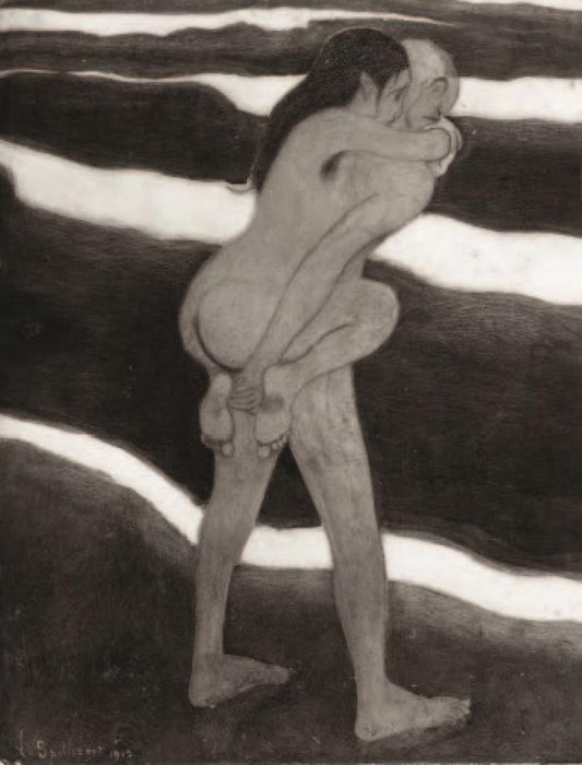 {{ product_title }} Fine Art Print | {{ product_vendor }} Jakero77 Léon Spilliaert - Nude Swimmers at the Beach (1917) Fine Art Print Art Print  Jakero77