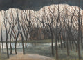 {{ product_title }} Fine Art Print | {{ product_vendor }} Jakero77 Léon Spilliaert - Pond Surrounded by Trees (1928) Fine Art Print Art Print  Jakero77