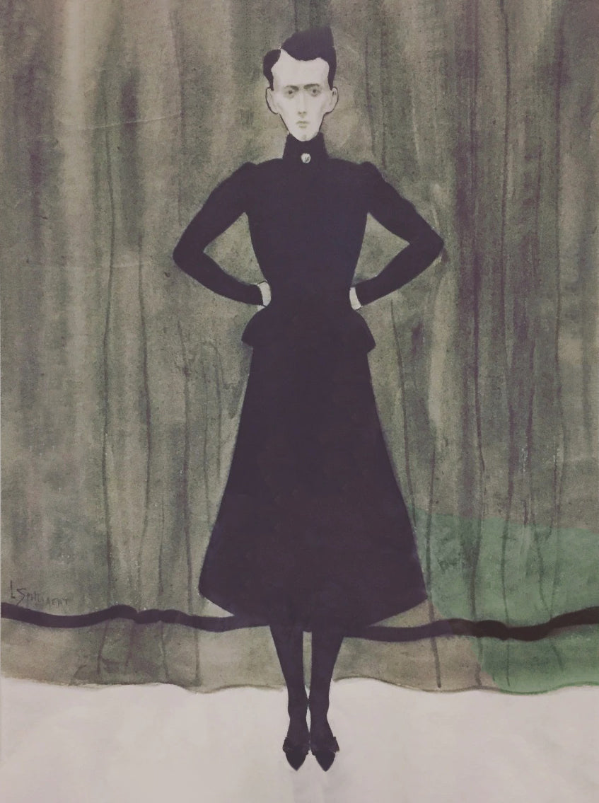 {{ product_title }} Fine Art Print | {{ product_vendor }} Jakero77 Léon Spilliaert - Femme en Pied (1902) Woman on Foot Fine Art Print Art Print  Jakero77