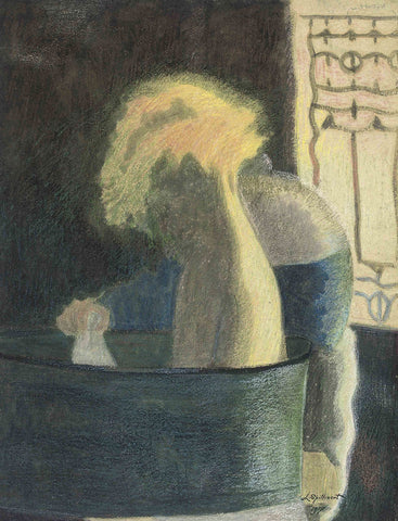 Léon Spilliaert - Le Bain (1917) The Bath - 17" x 22" Fine Art Print