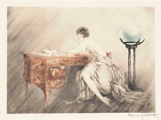 {{ product_title }} Fine Art Print | {{ product_vendor }} Jakero77 Louis Icart - Recollections (1928) Fine Art Print Art Print  Jakero77
