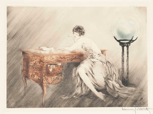 Louis Icart - Recollections (1928) - 17" x 22" Fine Art Print