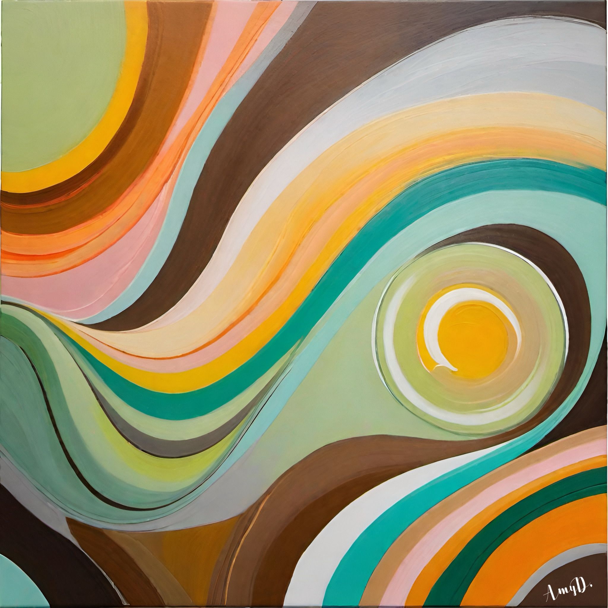 {{ product_title }} Fine Art Print | {{ product_vendor }} Jakero77 Amy Diab - Vibrant Earth (2023) Hand-Signed Fine Art Print Art Print  Jakero77