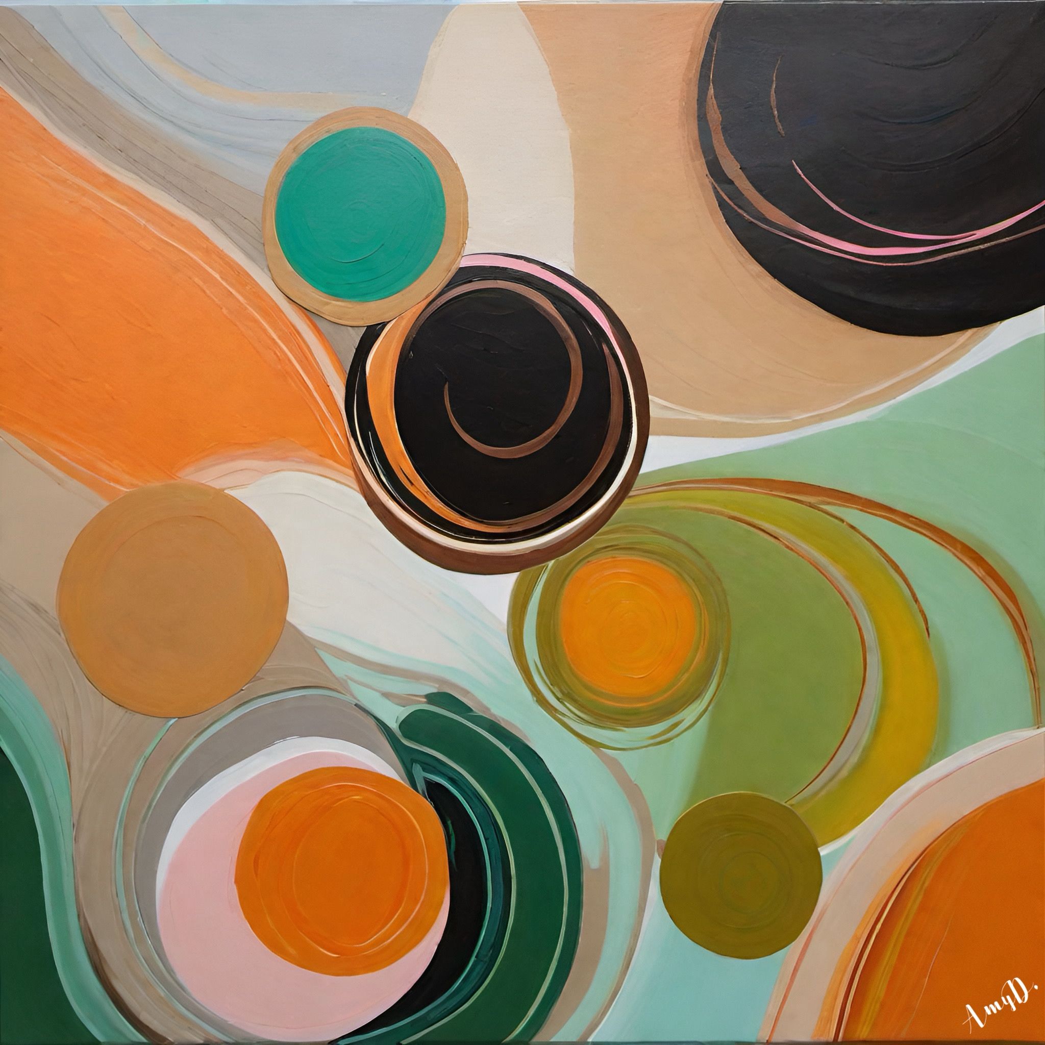 {{ product_title }} Fine Art Print | {{ product_vendor }} Jakero77 Amy Diab - Connections (2023) Hand-Signed Fine Art Print Art Print  Jakero77