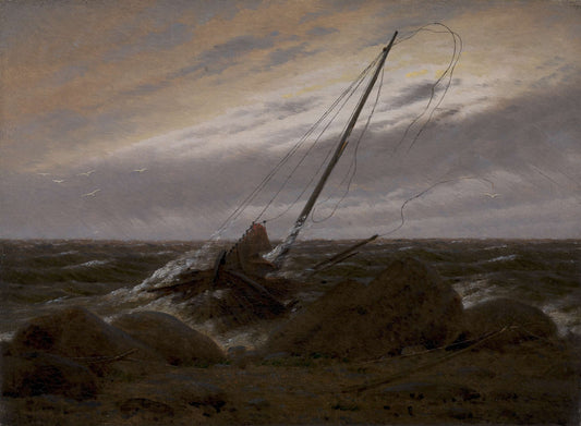 {{ product_title }} Fine Art Print | {{ product_vendor }} Jakero77 Caspar David Friedrich - After the Storm (1817) Fine Art Print Art Print  Jakero77