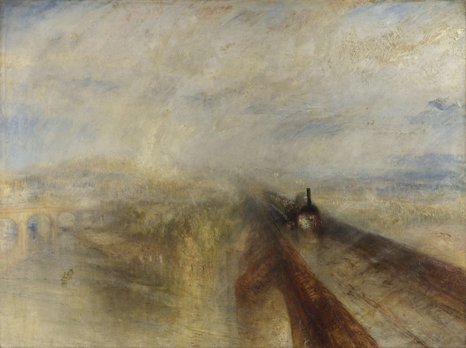 {{ product_title }} Fine Art Print | {{ product_vendor }} Jakero77 J.M.W. Turner - Rain Steam & Speed Great Western Railway (1844) Fine Art Print Art Print  Jakero77