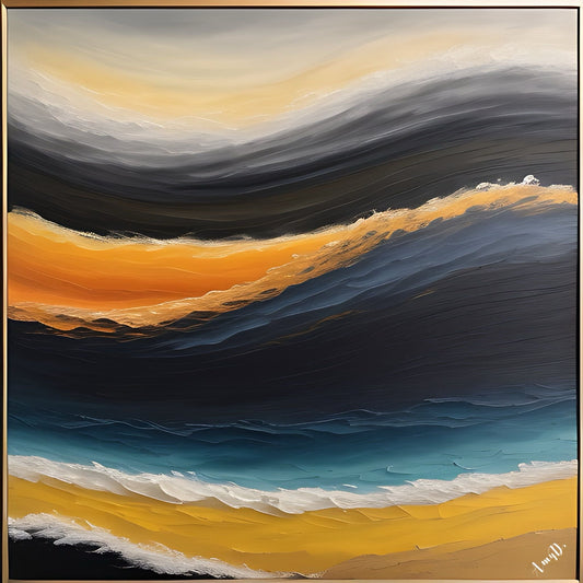 {{ product_title }} Fine Art Print | {{ product_vendor }} Jakero77 Amy Diab - When the Sun Sets (2023) Hand-Signed Fine Art Print Art Print  Jakero77