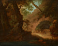 {{ product_title }} Fine Art Print | {{ product_vendor }} Jakero77 Caspar David Friedrich - Wolves in Forest Infront of Cave (1798) Fine Art Print Art Print  Jakero77