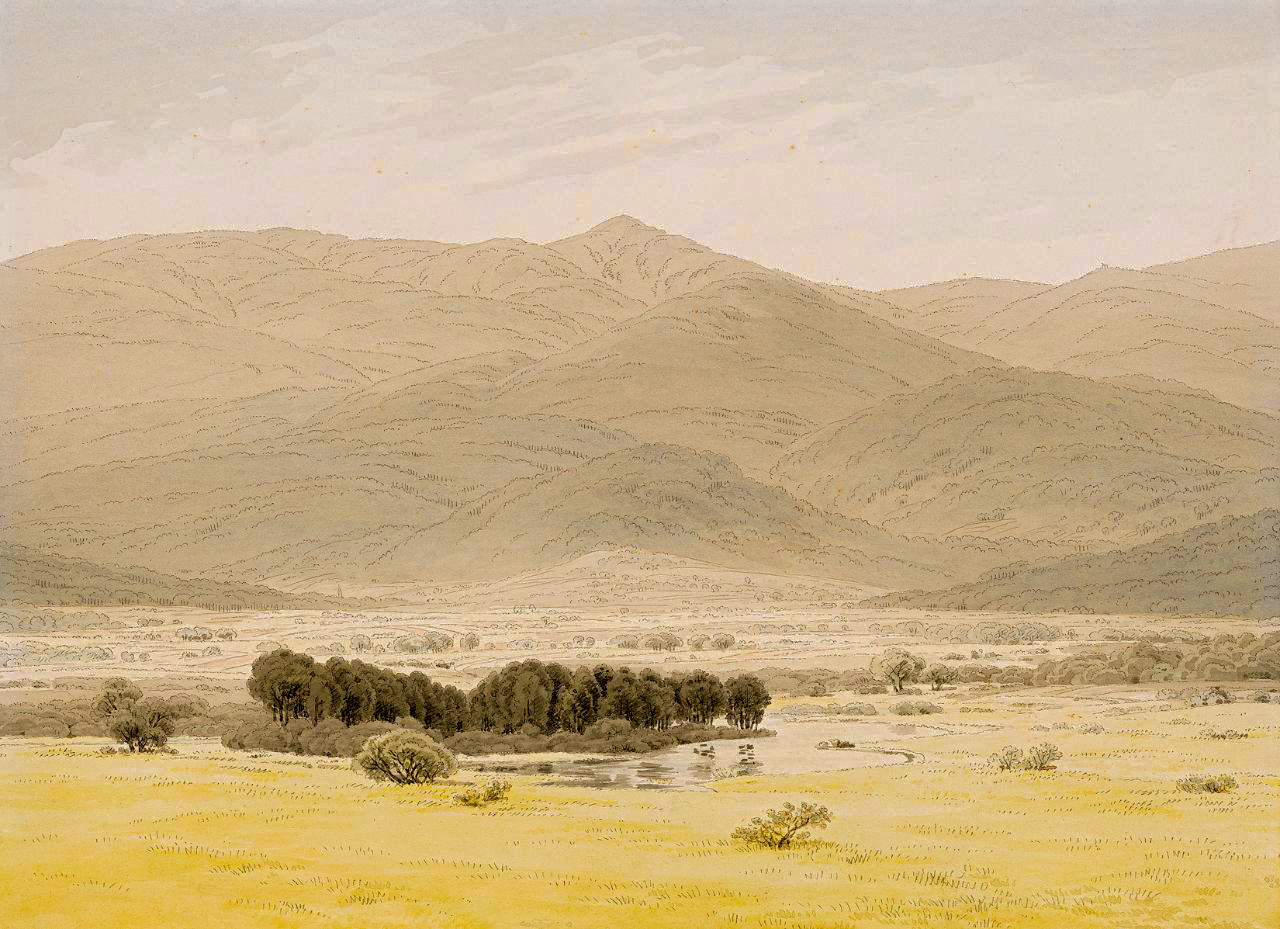 {{ product_title }} Fine Art Print | {{ product_vendor }} Jakero77 Caspar David Friedrich - Landscape in the Riesengebirge (1828) Fine Art Print Art Print  Jakero77