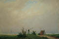 {{ product_title }} Fine Art Print | {{ product_vendor }} Jakero77 Caspar David Friedrich - Seashore with Fisherman (1807) Fine Art Print Art Print  Jakero77