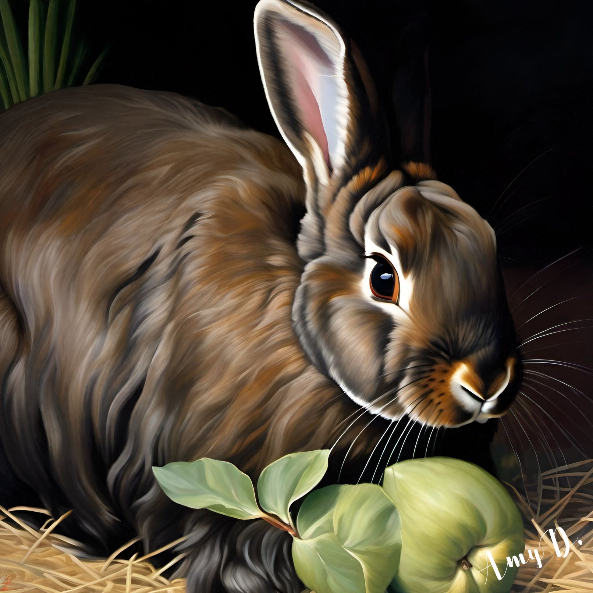 {{ product_title }} Fine Art Print | {{ product_vendor }} Jakero77 Amy Diab - Tranquility in the Meadow (2024) Hand-Signed Fine Art Print Art Print  Jakero77