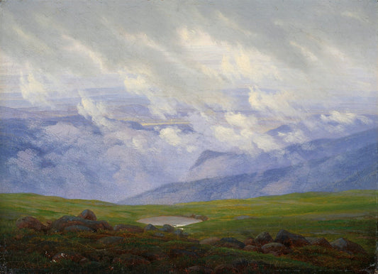 {{ product_title }} Fine Art Print | {{ product_vendor }} Jakero77 Caspar David Friedrich - Drifting Clouds (1820) Fine Art Print Art Print  Jakero77