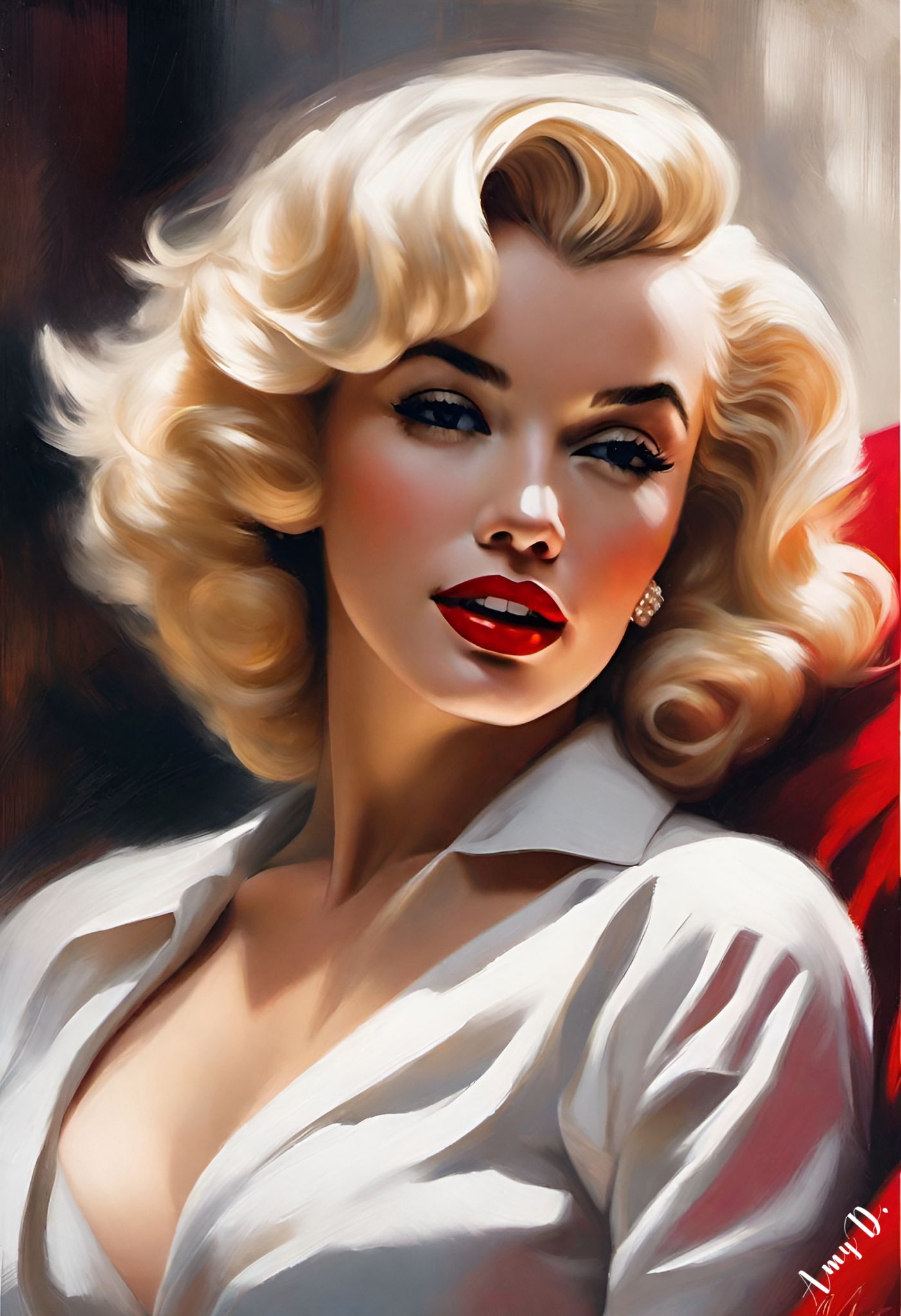 {{ product_title }} Fine Art Print | {{ product_vendor }} Jakero77 Amy Diab - Timeless Grace (2024) Hand-Signed Fine Art Print Art Print  Jakero77