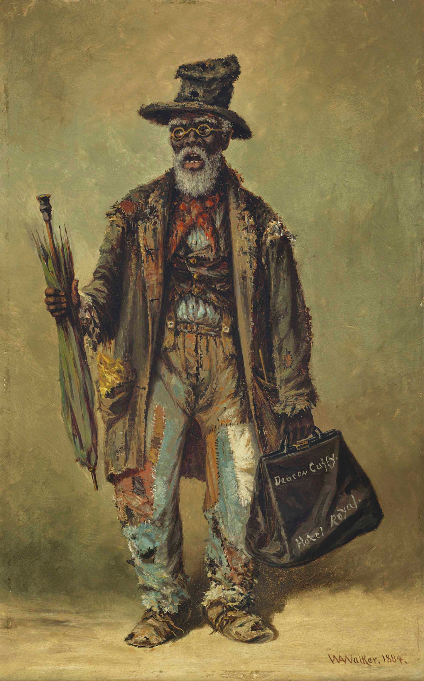 {{ product_title }} Fine Art Print | {{ product_vendor }} Jakero77 William Aiken Walker - A Distinguished Visitor to the Exposition (1884) Fine Art Print Art Print  Jakero77