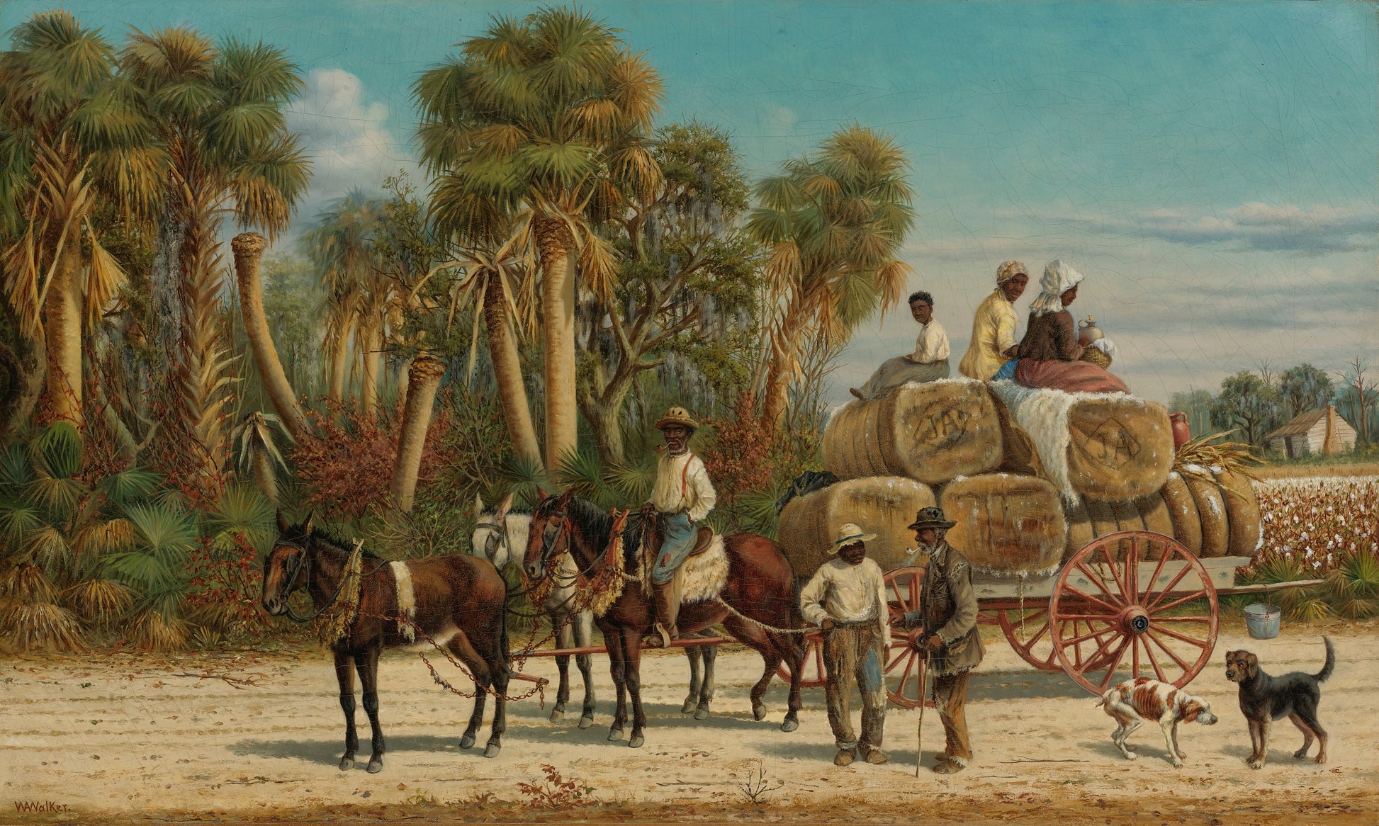 {{ product_title }} Fine Art Print | {{ product_vendor }} Jakero77 William Aiken Walker - The Cotton Wagon (circa 1880s) Fine Art Print Art Print  Jakero77