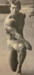{{ product_title }} Fine Art Print | {{ product_vendor }} Jakero77 Tamotsu Yato - Mitsio Endo Bodybuilder Posing (1970) Fine Art Print Art Print  Jakero77