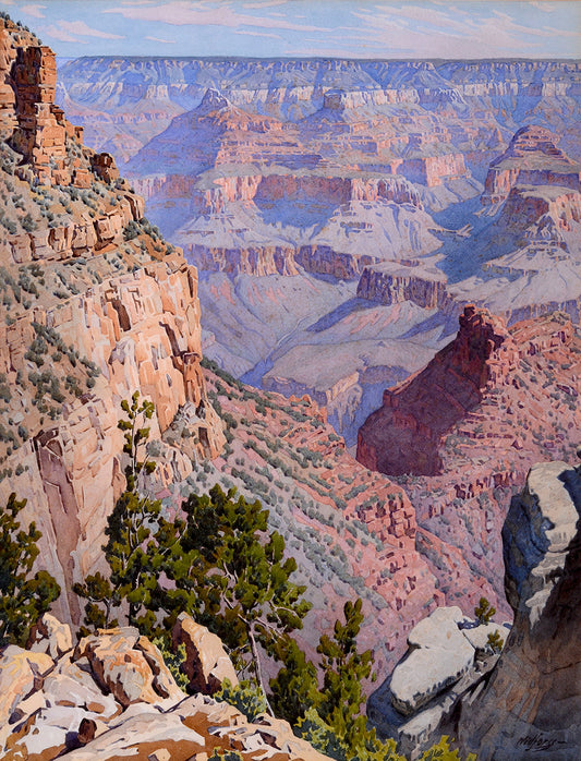 {{ product_title }} Fine Art Print | {{ product_vendor }} Jakero77 Gunnar Widforss - Grand Canyon Arizona (1928) Fine Art Print Art Print  Jakero77
