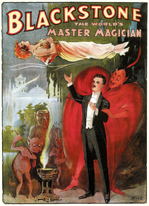 Blackstone The World's Master Magician (1910s) - 17" x 22" Fine Art Print