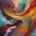 {{ product_title }} Fine Art Print | {{ product_vendor }} Jakero77 Amy Diab - The Phoenix (2024) Abstract Hand-Signed Fine Art Print Art Print  Jakero77