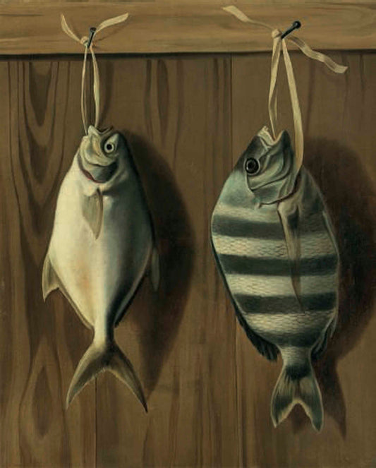 {{ product_title }} Fine Art Print | {{ product_vendor }} Jakero77 William Aiken Walker - Dollarfish and Sheepshank (1866) Fine Art Print Art Print  Jakero77