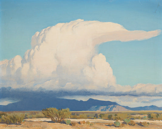{{ product_title }} Fine Art Print | {{ product_vendor }} Jakero77 Maynard Dixon - Cloud Arizona Landscape March (1941) Fine Art Print Art Print  Jakero77