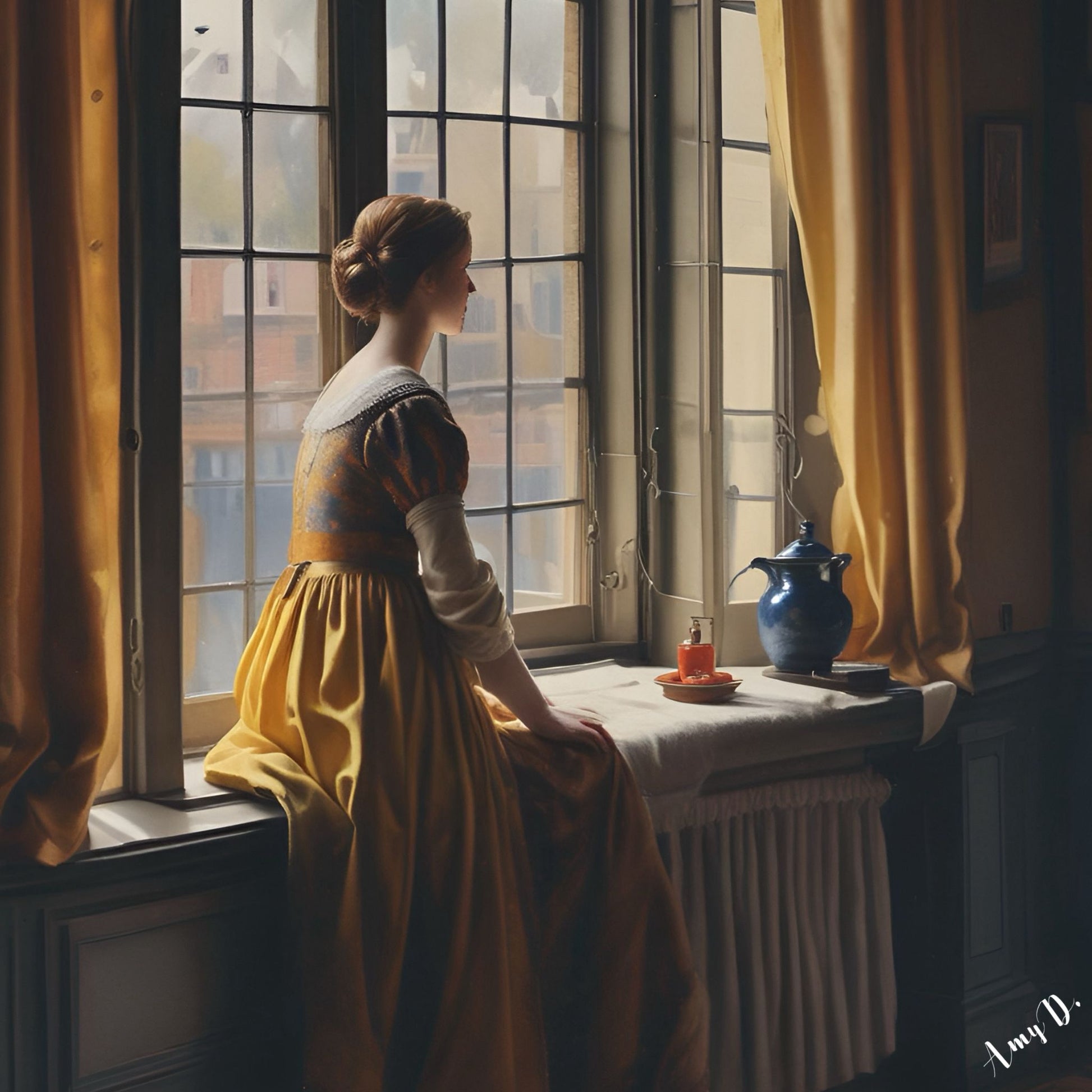 {{ product_title }} Fine Art Print | {{ product_vendor }} Jakero77 Amy Diab - Can You Hear Me?! Countess (2024) Hand-Signed Fine Art Print Art Print  Jakero77