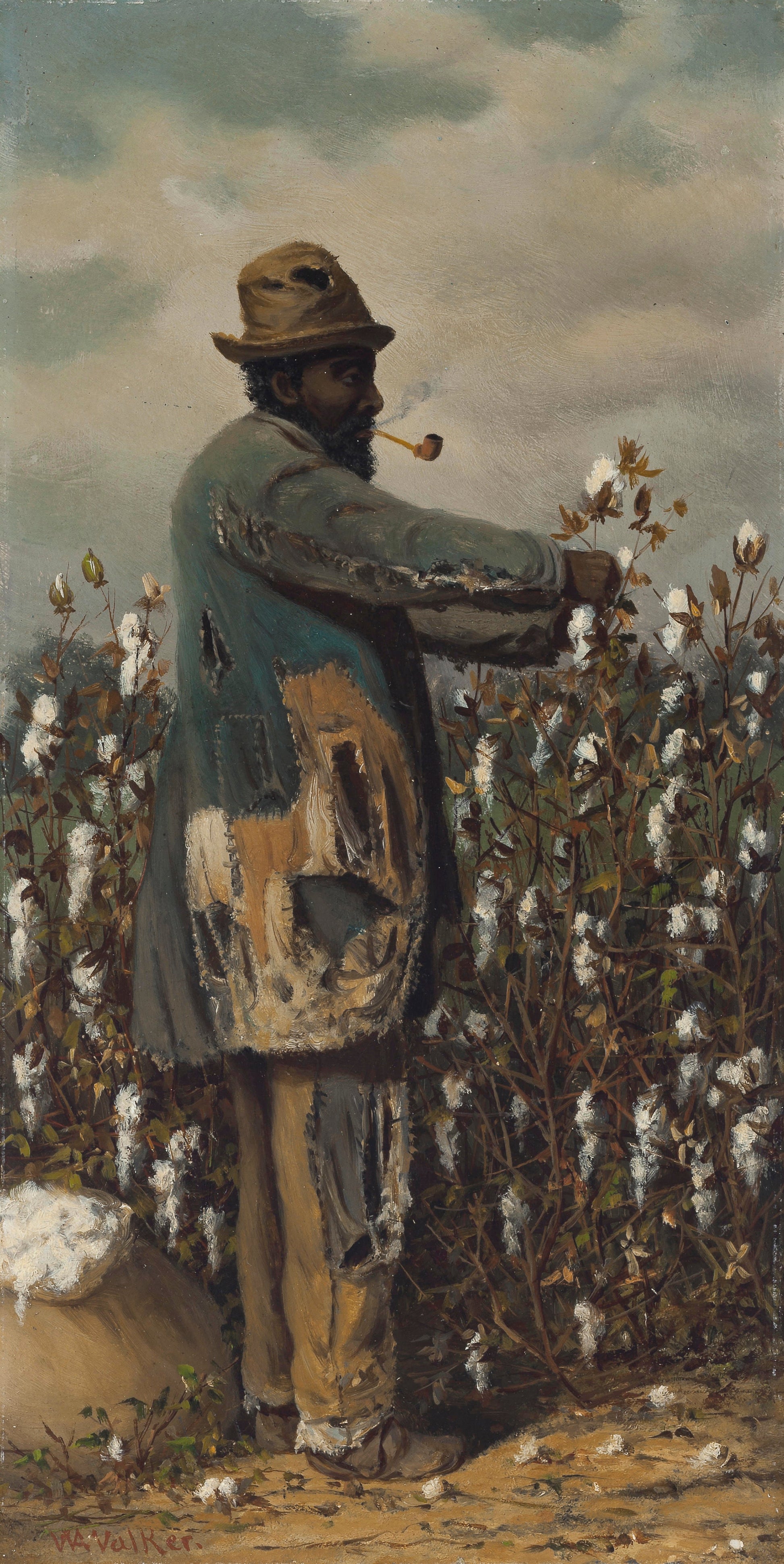 {{ product_title }} Fine Art Print | {{ product_vendor }} Jakero77 William Aiken Walker - Cotton Picker Man (circa 1916) Fine Art Print Art Print  Jakero77