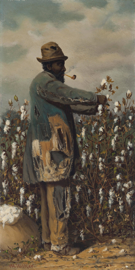 {{ product_title }} Fine Art Print | {{ product_vendor }} Jakero77 William Aiken Walker - Cotton Picker Man (circa 1916) Fine Art Print Art Print  Jakero77