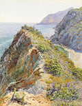 {{ product_title }} Fine Art Print | {{ product_vendor }} Jakero77 Gunnar Widforss - California Coast Shoreline (1920s) Fine Art Print Art Print  Jakero77