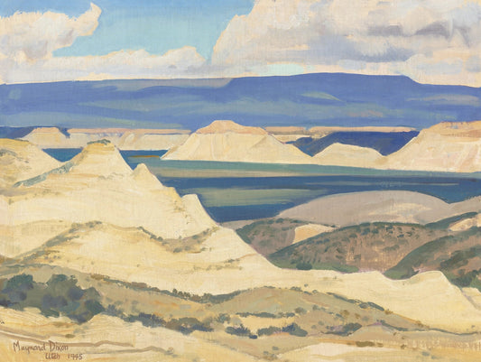 {{ product_title }} Fine Art Print | {{ product_vendor }} Jakero77 Maynard Dixon - Boulder Valley (1945) Utah Fine Art Print Art Print  Jakero77