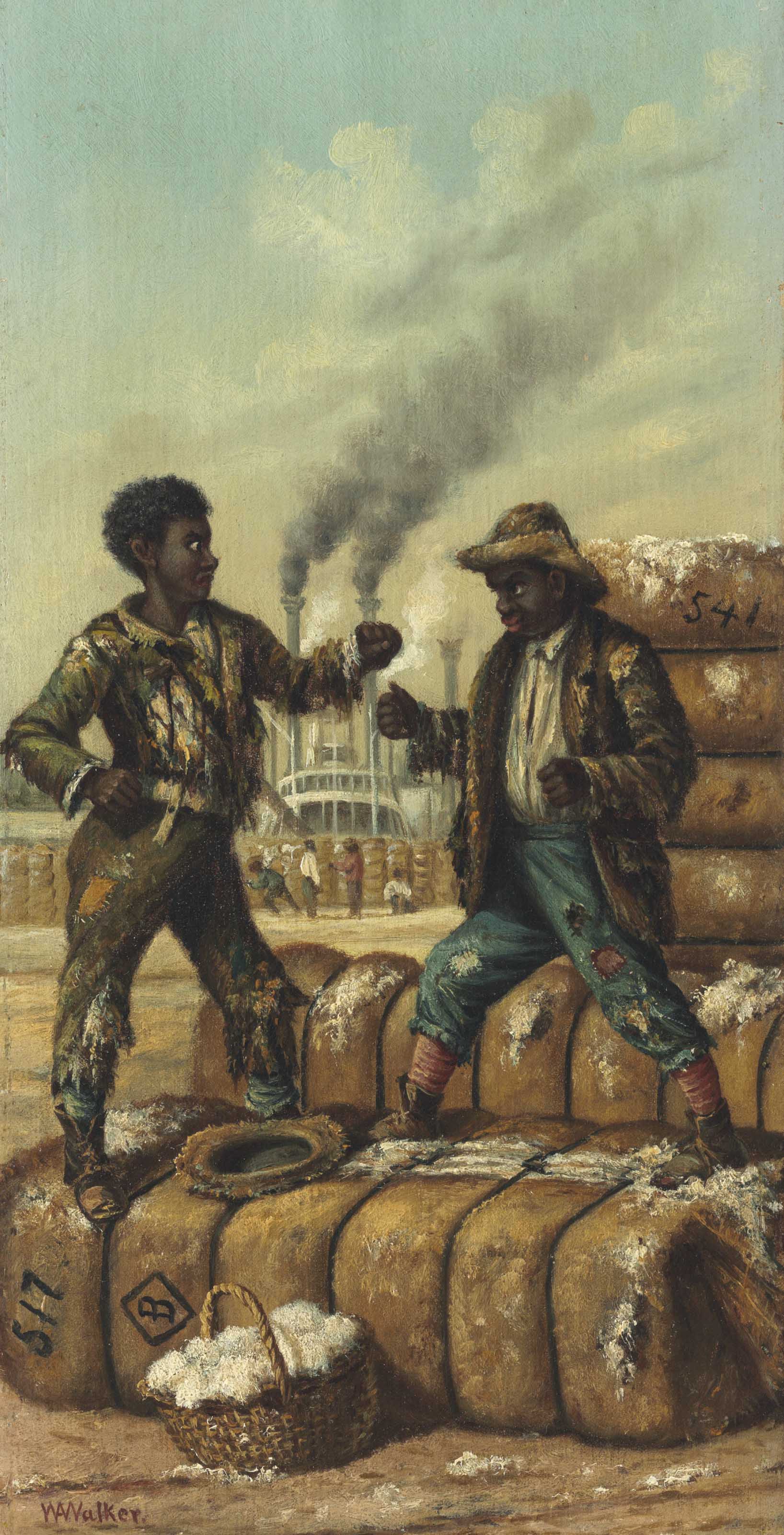 {{ product_title }} Fine Art Print | {{ product_vendor }} Jakero77 William Aiken Walker - Squaring Off (1895) Fine Art Print Art Print  Jakero77