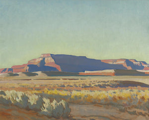 Maynard Dixon - Striped Mesa (1943) Tucson Arizona - 17" x 22" Fine Art Print