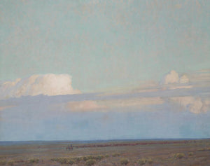 Maynard Dixon - The Prairie (1915) Cowboys on Horseback - 17"x22" Fine Art Print