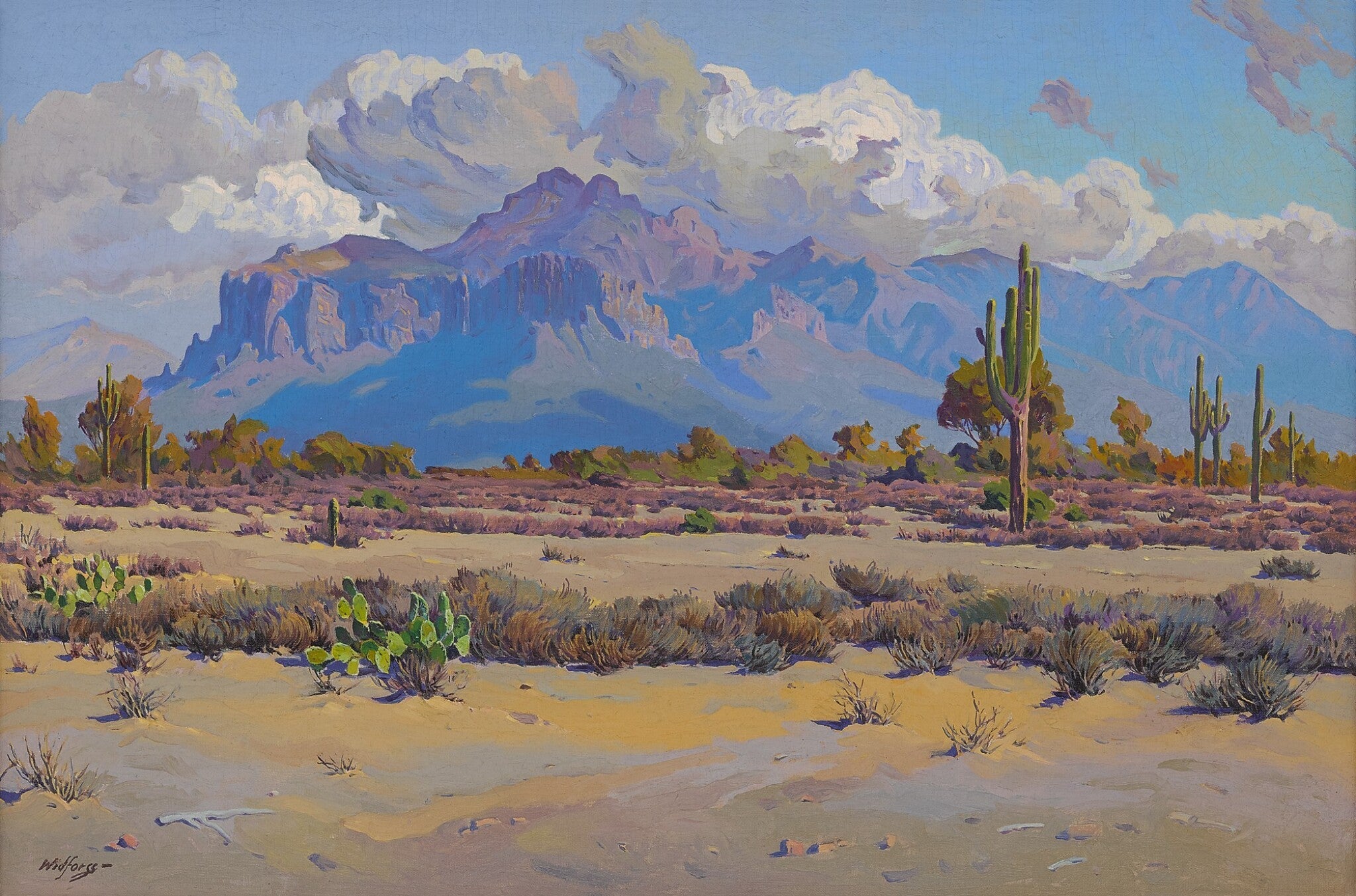 {{ product_title }} Fine Art Print | {{ product_vendor }} Jakero77 Gunnar Widforss - Desert Thundercloud (1902) Landscape Fine Art Print Art Print  Jakero77