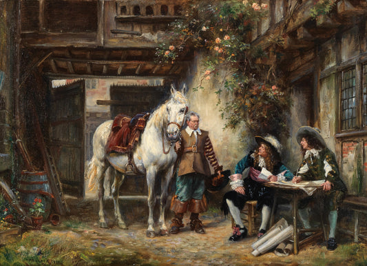 {{ product_title }} Fine Art Print | {{ product_vendor }} Jakero77 Frank Moss Bennett - Waiting For a Reply (1920) Fine Art Print Art Print  Jakero77