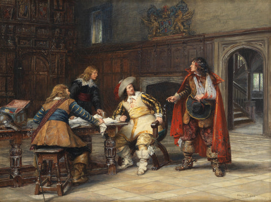 {{ product_title }} Fine Art Print | {{ product_vendor }} Jakero77 Frank Moss Bennett - The Faithful Messenger (1926) Fine Art Print Art Print  Jakero77