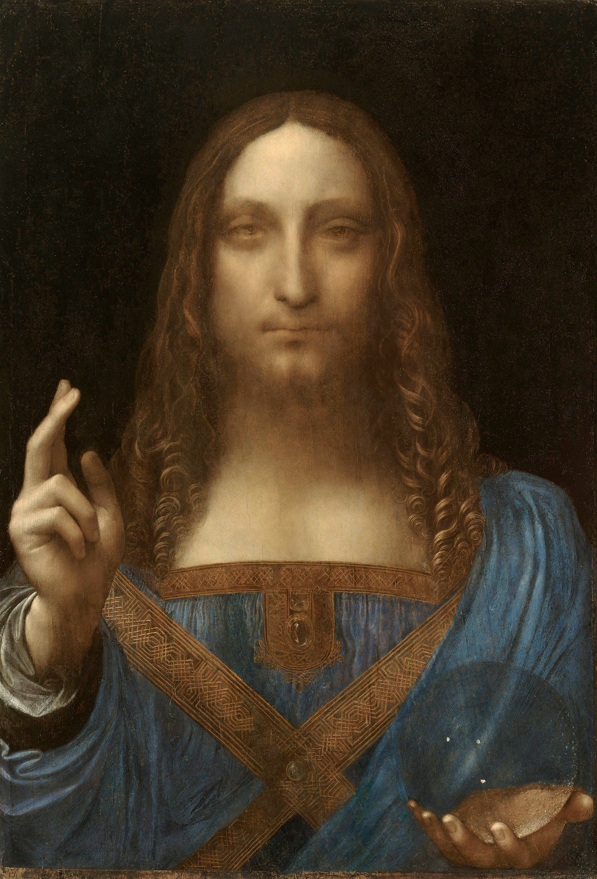 {{ product_title }} Fine Art Print | {{ product_vendor }} Jakero77 Leonardo da Vinci - Salvator Mundi (1500s) Jesus Christ Fine Art Print Art Print  Jakero77