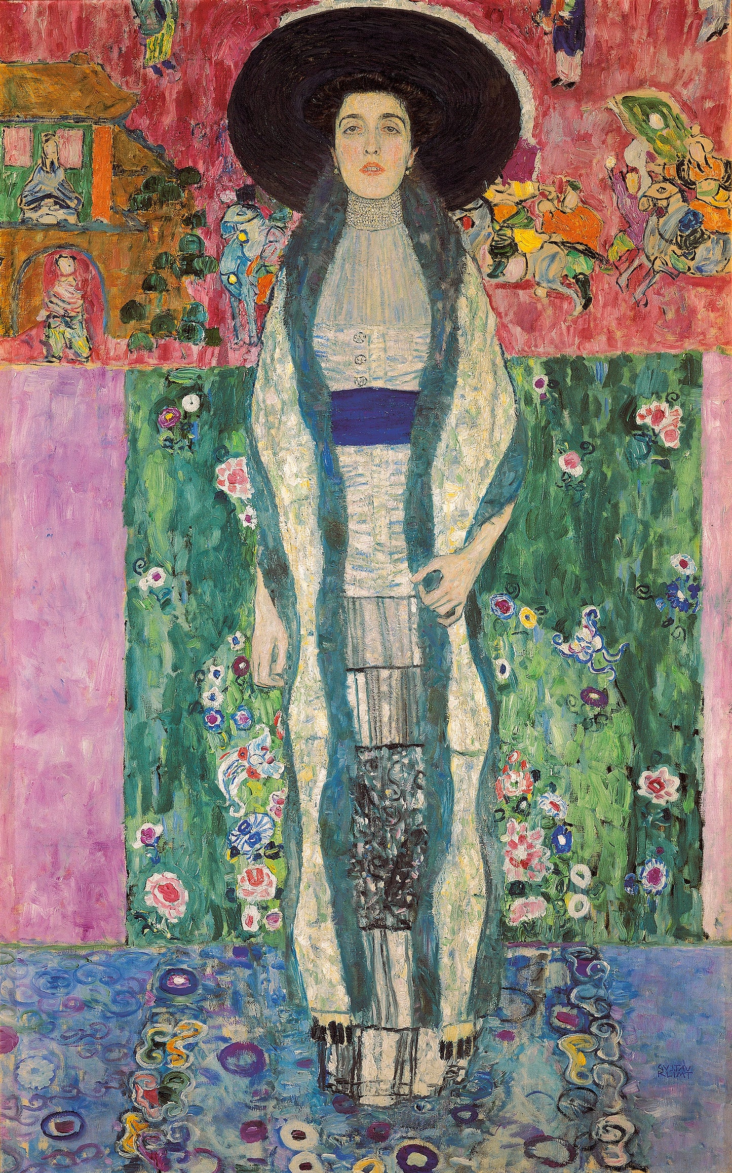 {{ product_title }} Fine Art Print | {{ product_vendor }} Jakero77 Gustav Klimt - Portrait Adele Bloch-Bauer II (1912) Fine Art Print Art Print  Jakero77