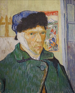 Vincent van Gogh - Self Portrait with Bandaged Ear (1889) - 17" x 22" Art Print