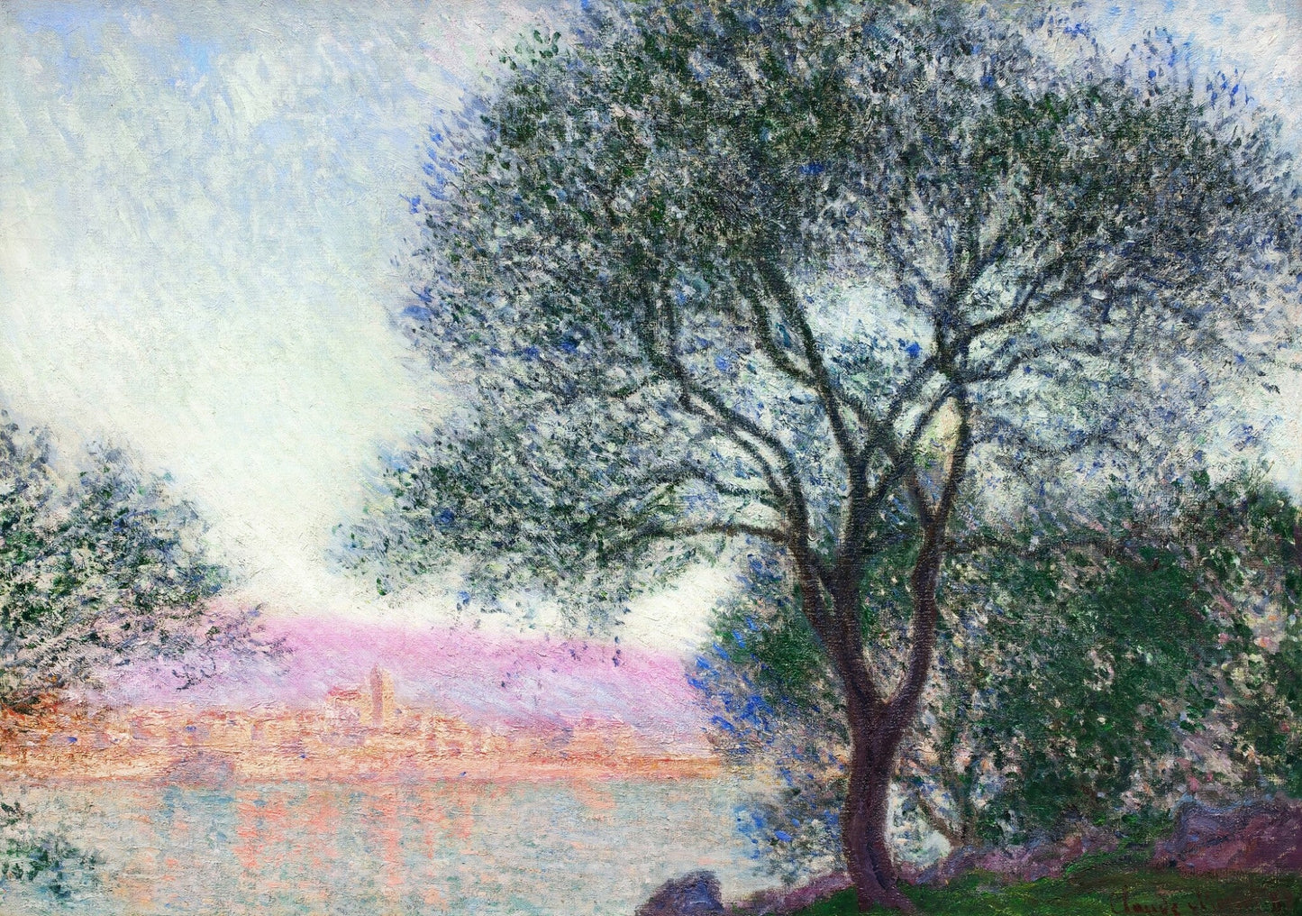 {{ product_title }} Fine Art Print | {{ product_vendor }} Jakero77 Claude Monet - Antibes vue de la Salis (1888) Fine Art Print Art Print  Jakero77