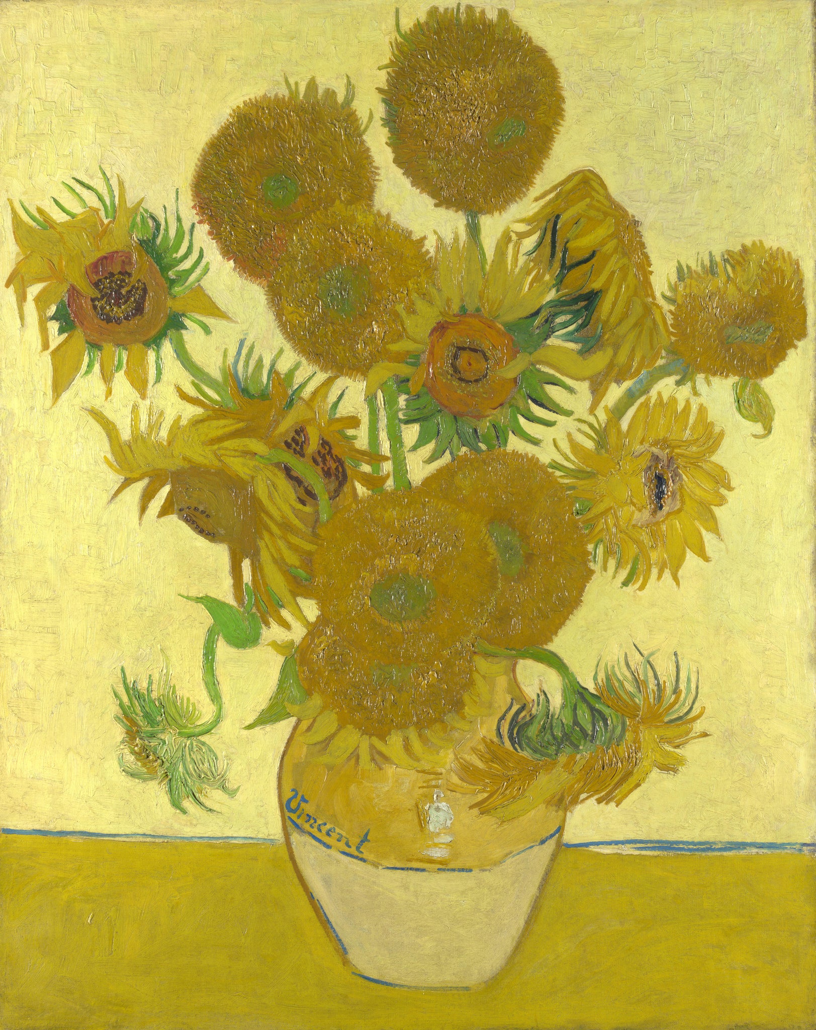 Vincent van Gogh - Sunflowers (1888) - 17" x 22" Fine Art Print