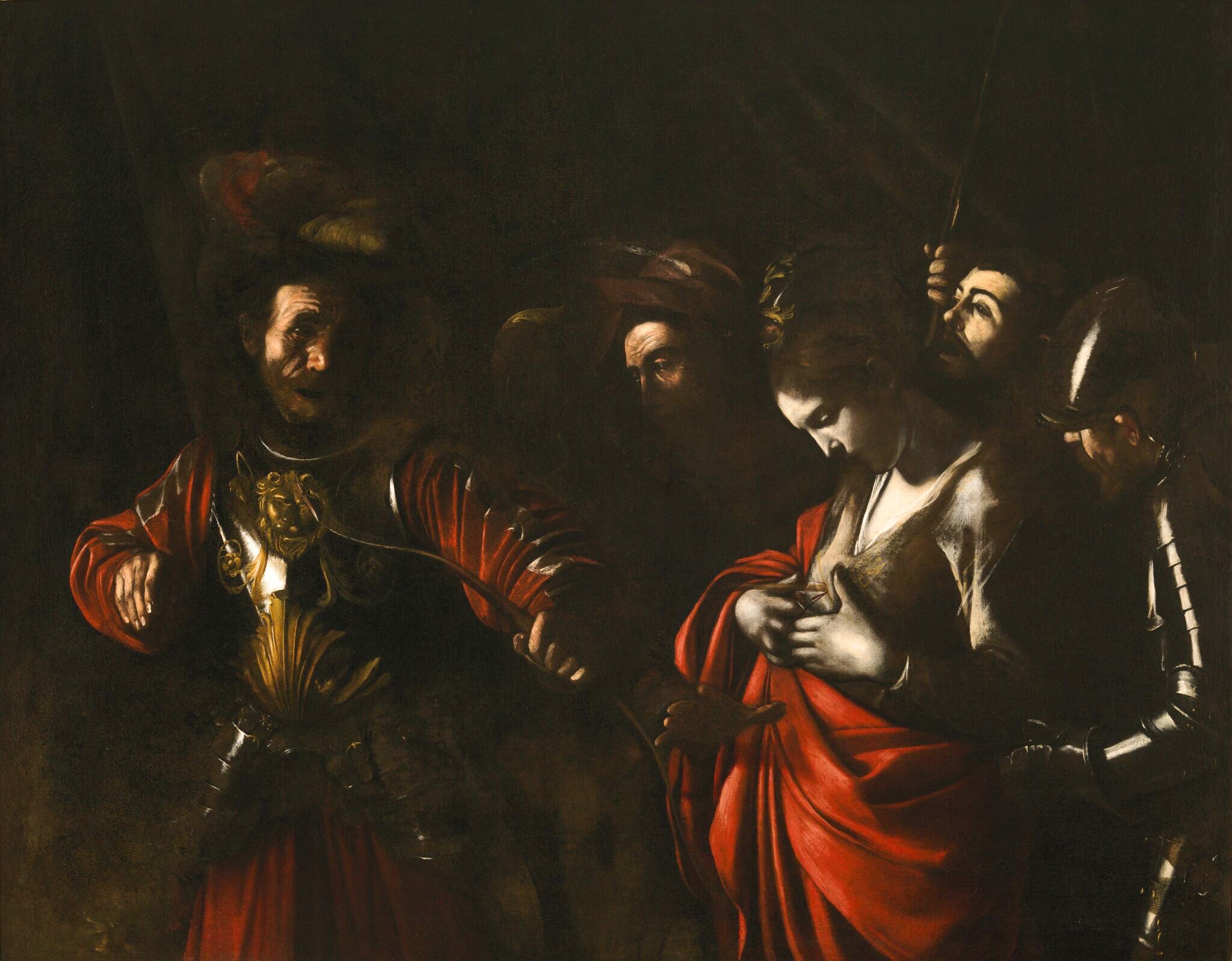 {{ product_title }} Fine Art Print | {{ product_vendor }} Jakero77 Caravaggio - The Martyrdom of Saint Ursula (1610) Fine Art Print Art Print  Jakero77