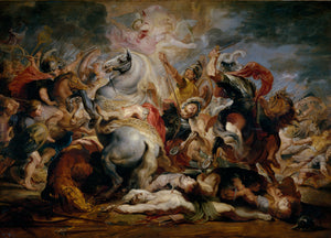 Peter Paul Rubens - The Death of Decius Mus (1616-17) - 17" x 22" Fine Art Print